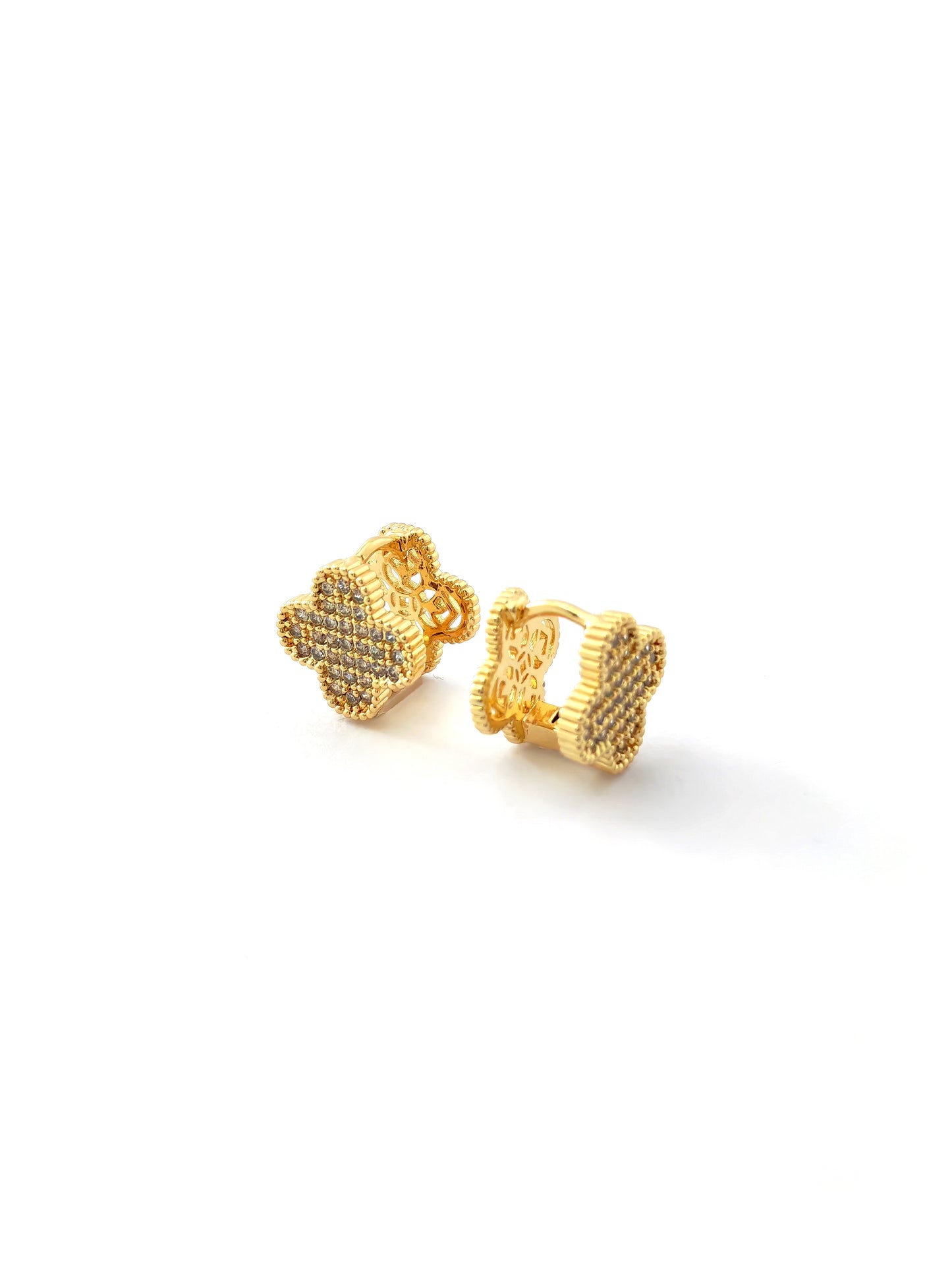 VANC GOLD PLATED COPPER CLIP-ON EARRING