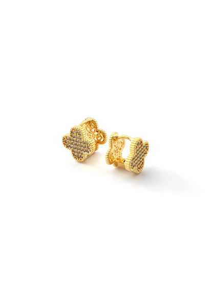 VANC GOLD PLATED COPPER CLIP-ON EARRING