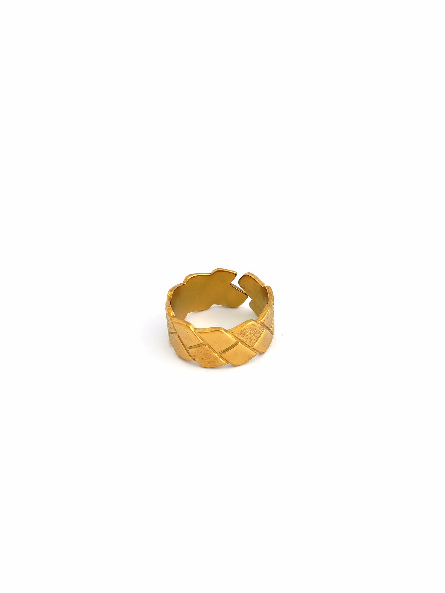SORAVI STAINLESS FREE SIZE RING