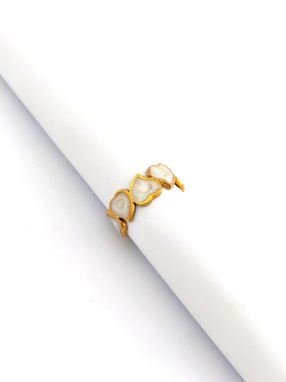 VERONIQ STAINLESS FREE SIZE RING