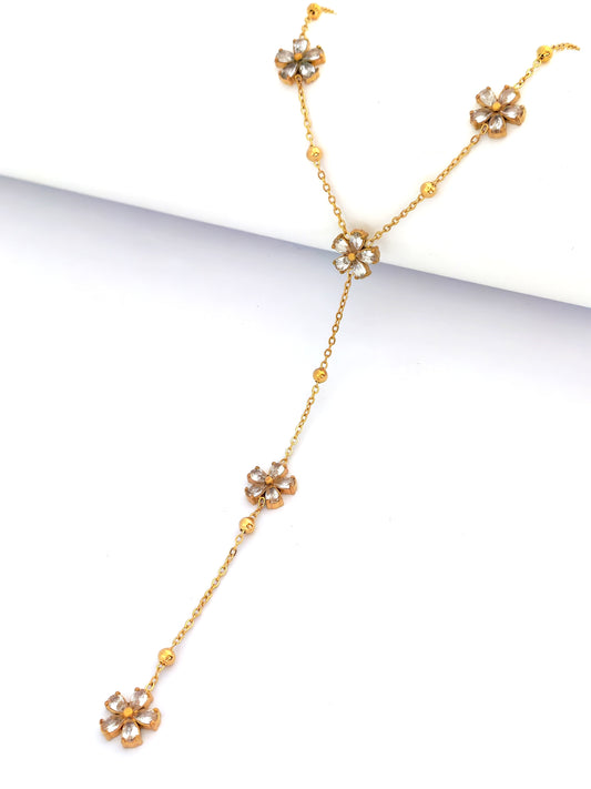 VELORA STAINLESS NECKLACE