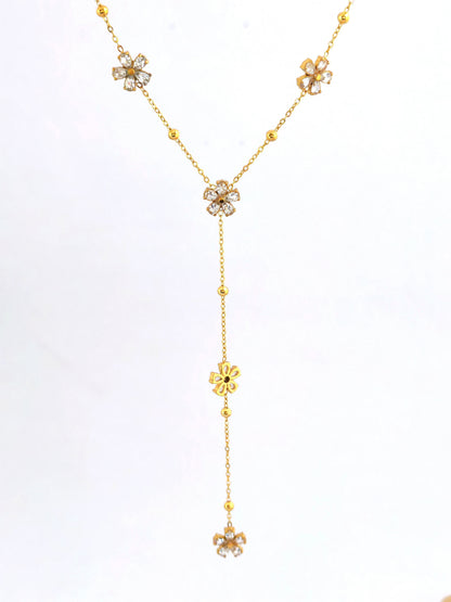 VELORA STAINLESS NECKLACE