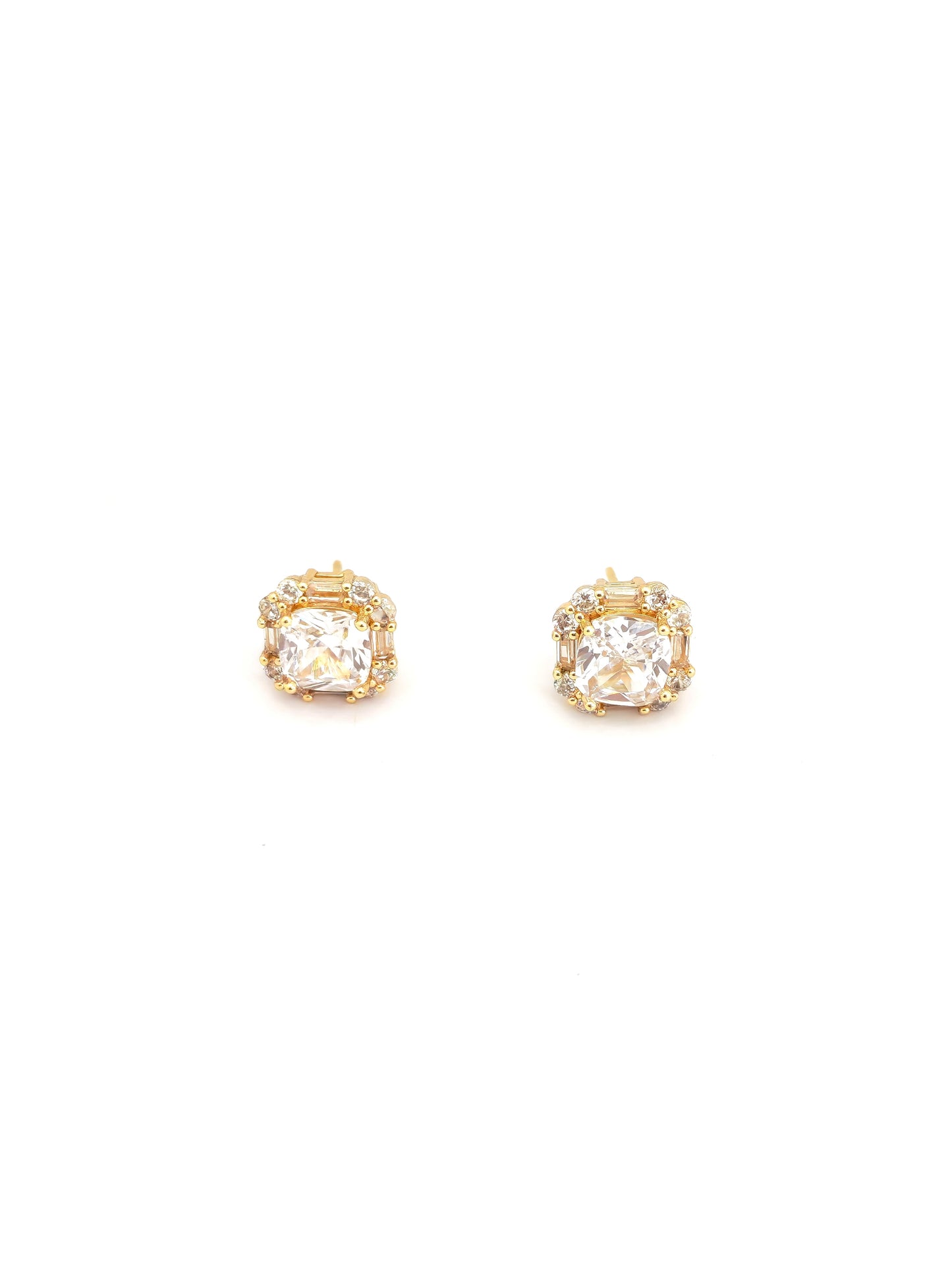 ELVI GOLD PLATED COPPER STUD EARRING