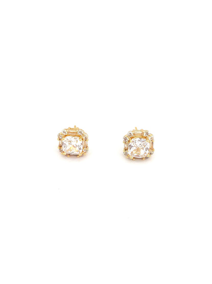 ELVI GOLD PLATED COPPER STUD EARRING