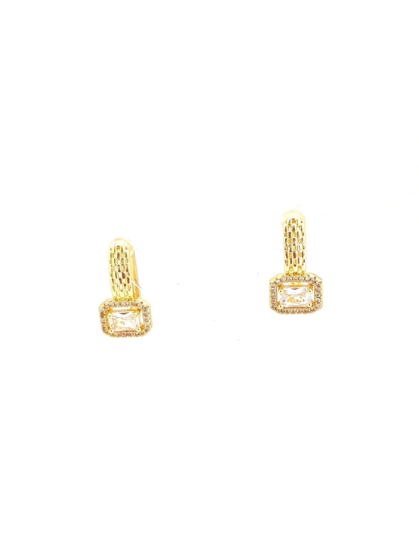 AVEN CLIP-ON GOLD PLATED COPPER EARRING