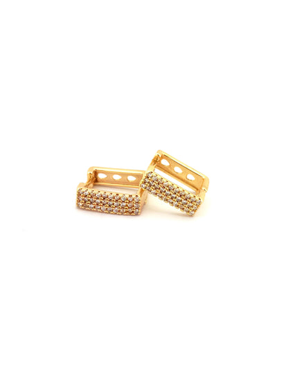 ZERIL GOLD PLATER COPPER CLIP-ON EARRING