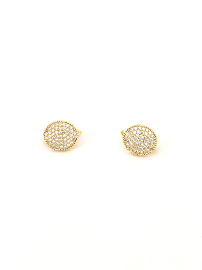 LENIX GOLD PLATED COPPER CLIP-ON EARRING