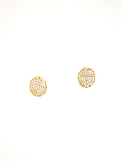 LENIX GOLD PLATED COPPER CLIP-ON EARRING