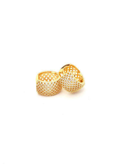 CELYN GOLD PLATED COPPER HOOP EARRING
