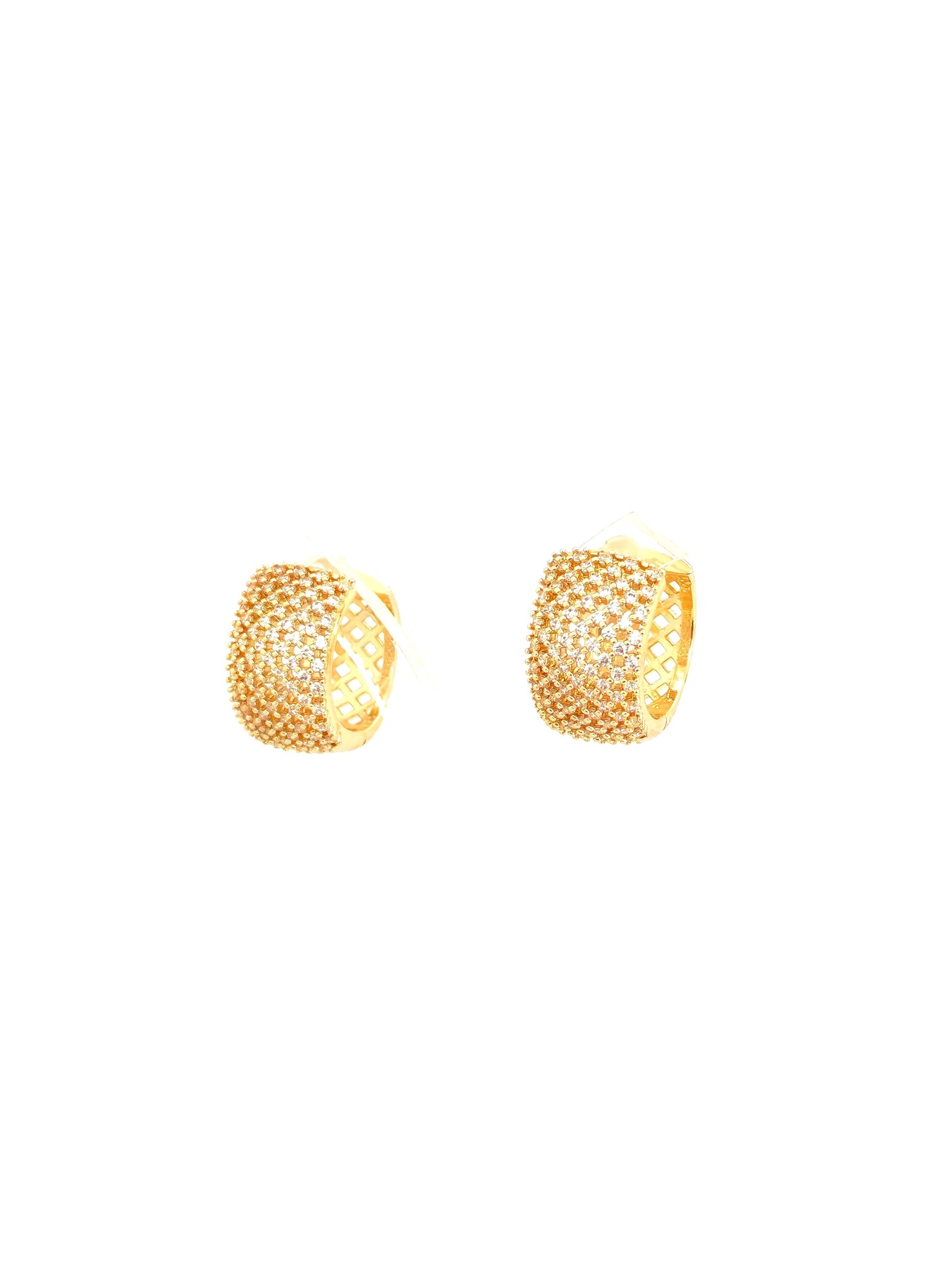 CELYN GOLD PLATED COPPER HOOP EARRING