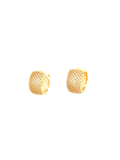 CELYN GOLD PLATED COPPER HOOP EARRING