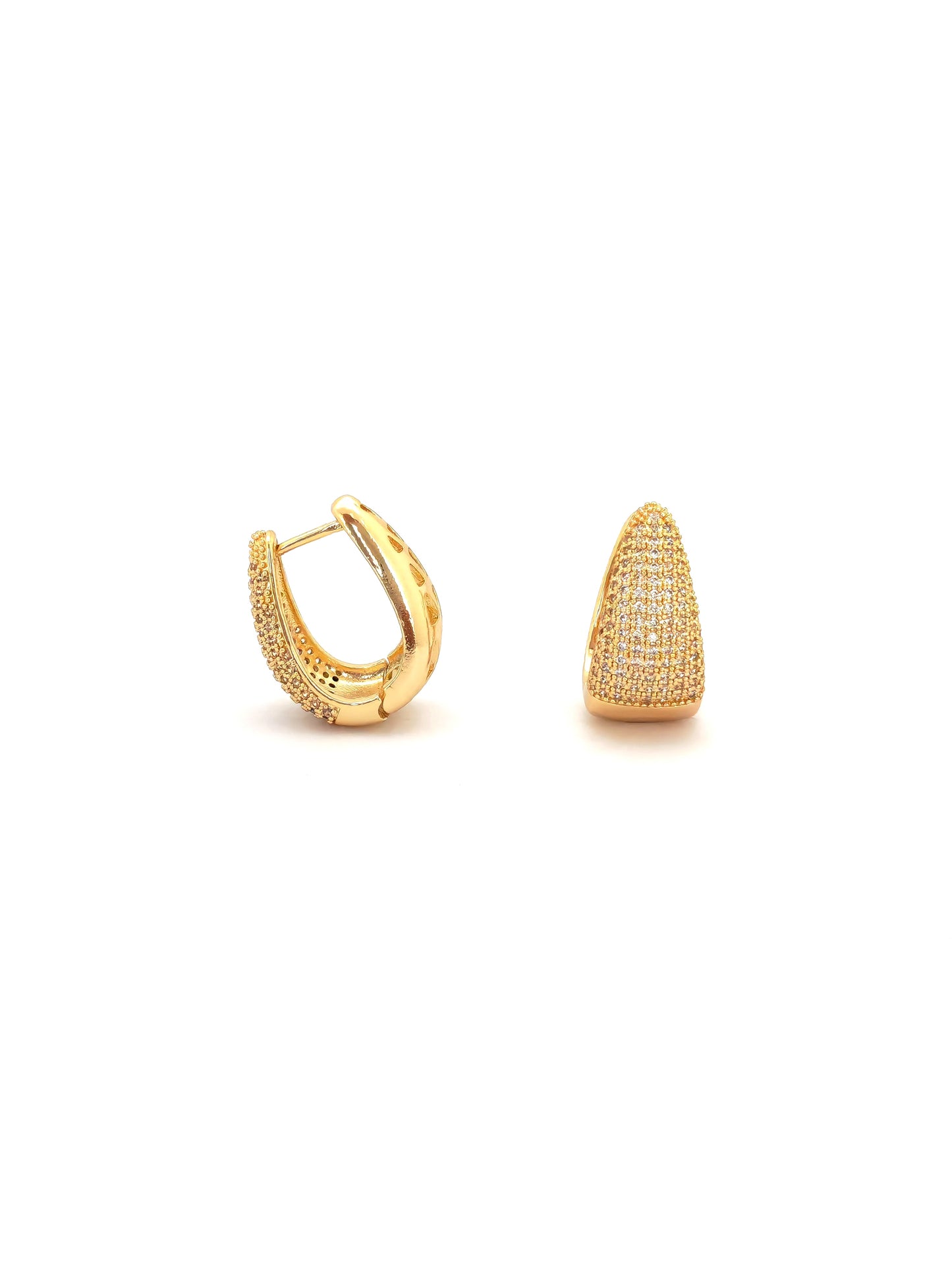 UVIN GOLD PLATED COPPER EARRING