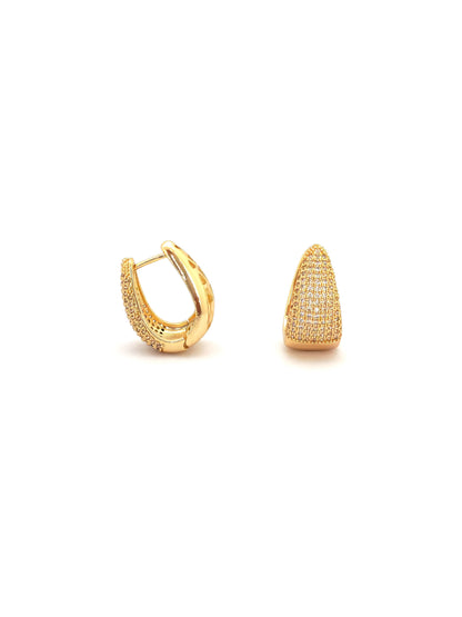 UVIN GOLD PLATED COPPER EARRING