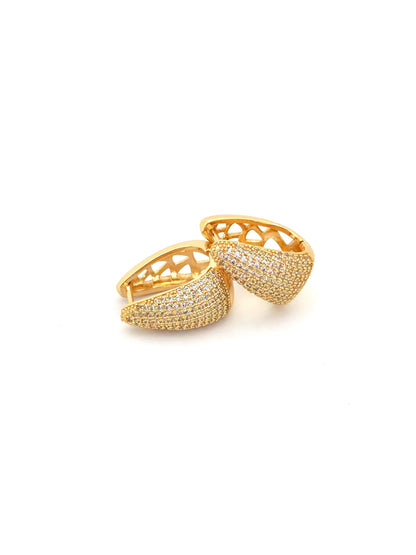 UVIN GOLD PLATED COPPER EARRING