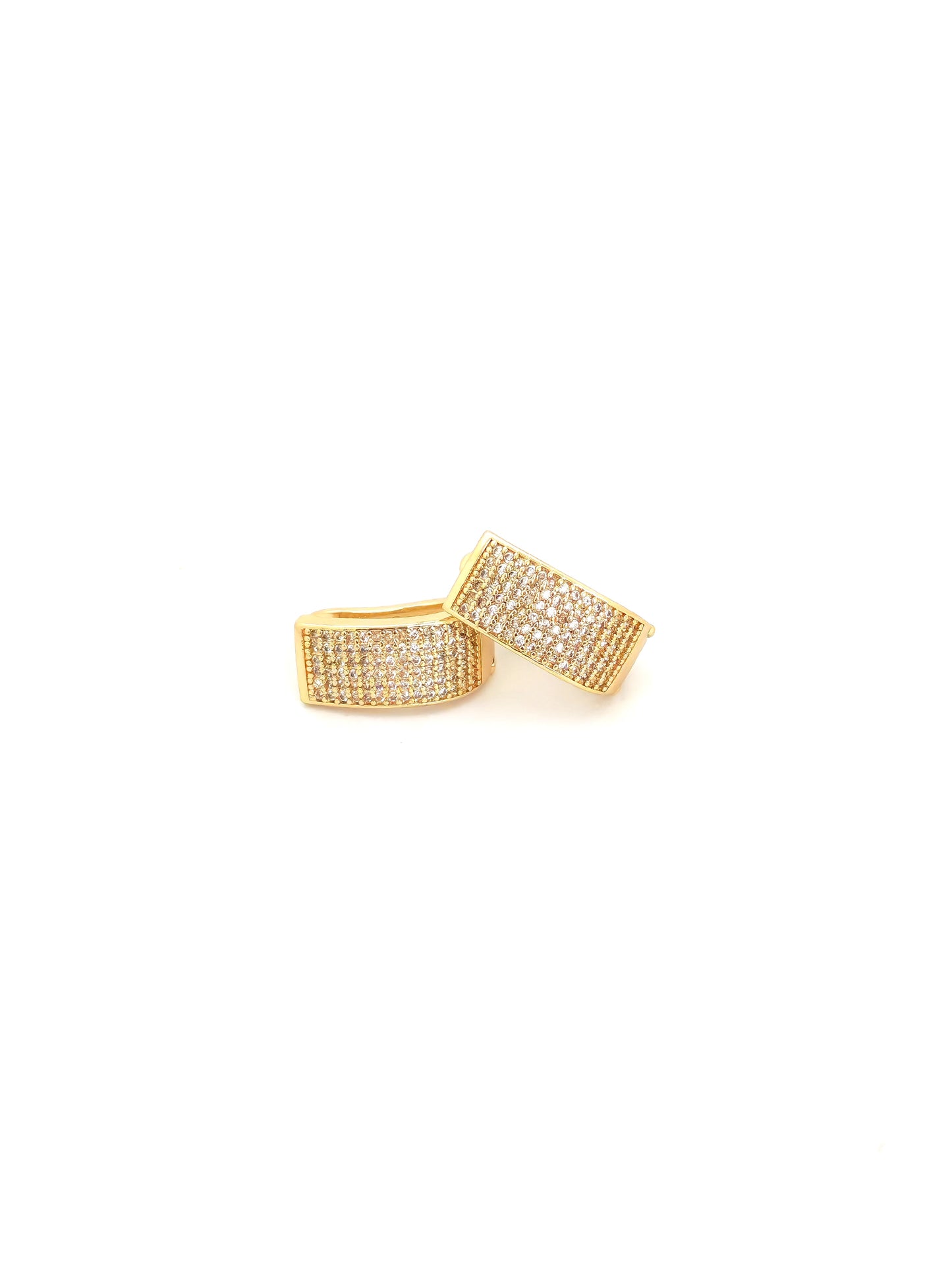 TAVIN GOLD PLATED COPPER CLIP-ON EARRING