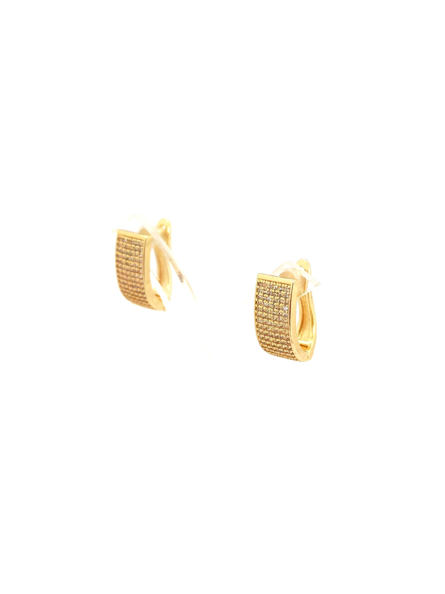 TAVIN GOLD PLATED COPPER CLIP-ON EARRING