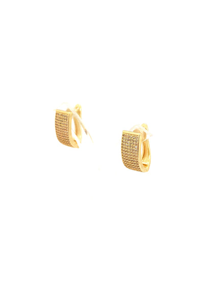 TAVIN GOLD PLATED COPPER CLIP-ON EARRING