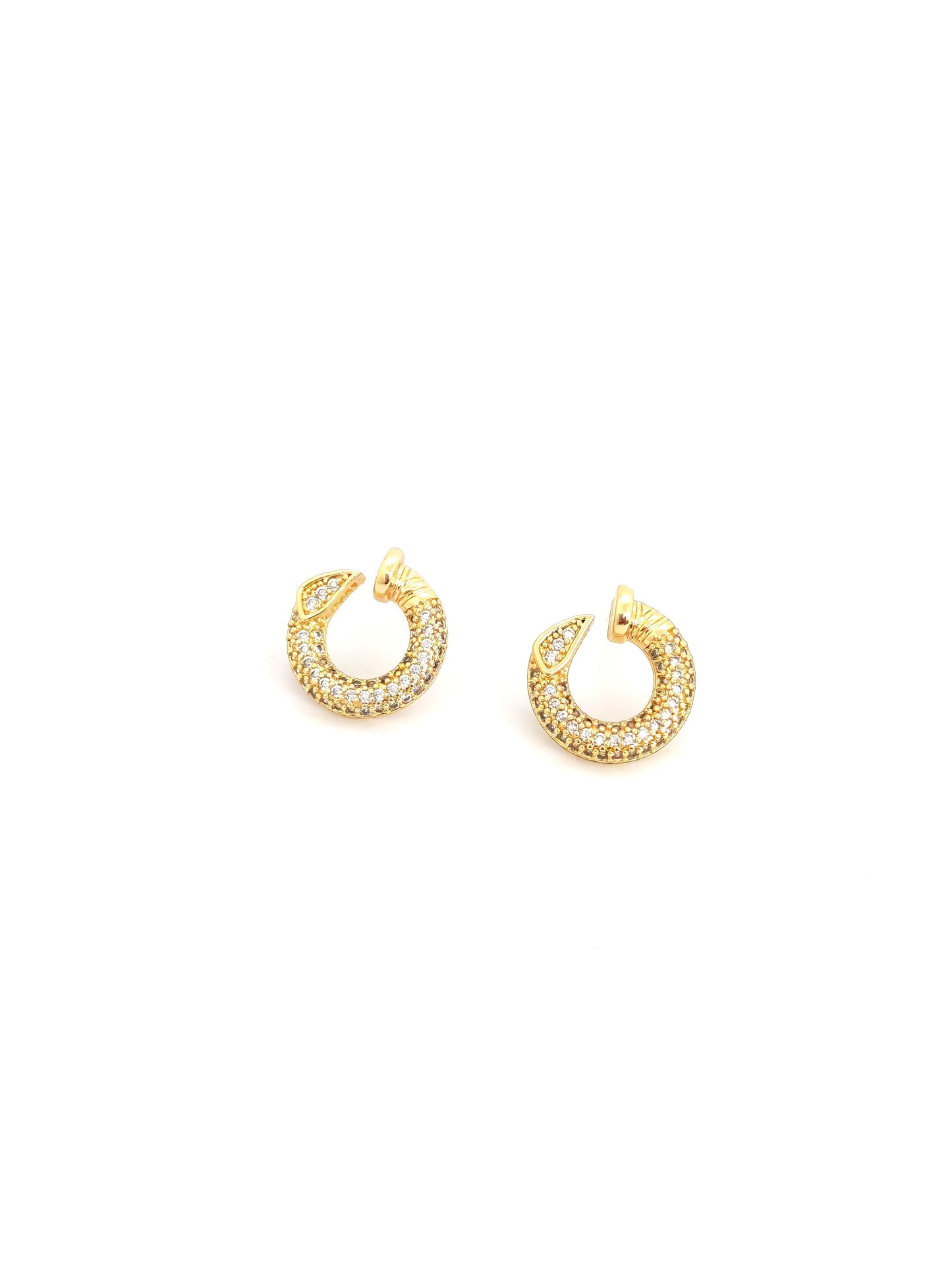 IRIX GOLD PLATED COPPER STUD EARRING