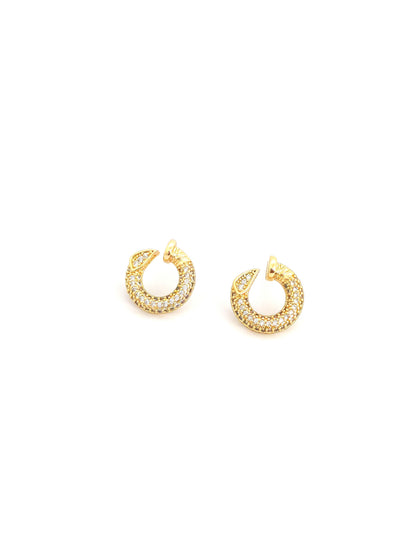 IRIX GOLD PLATED COPPER STUD EARRING