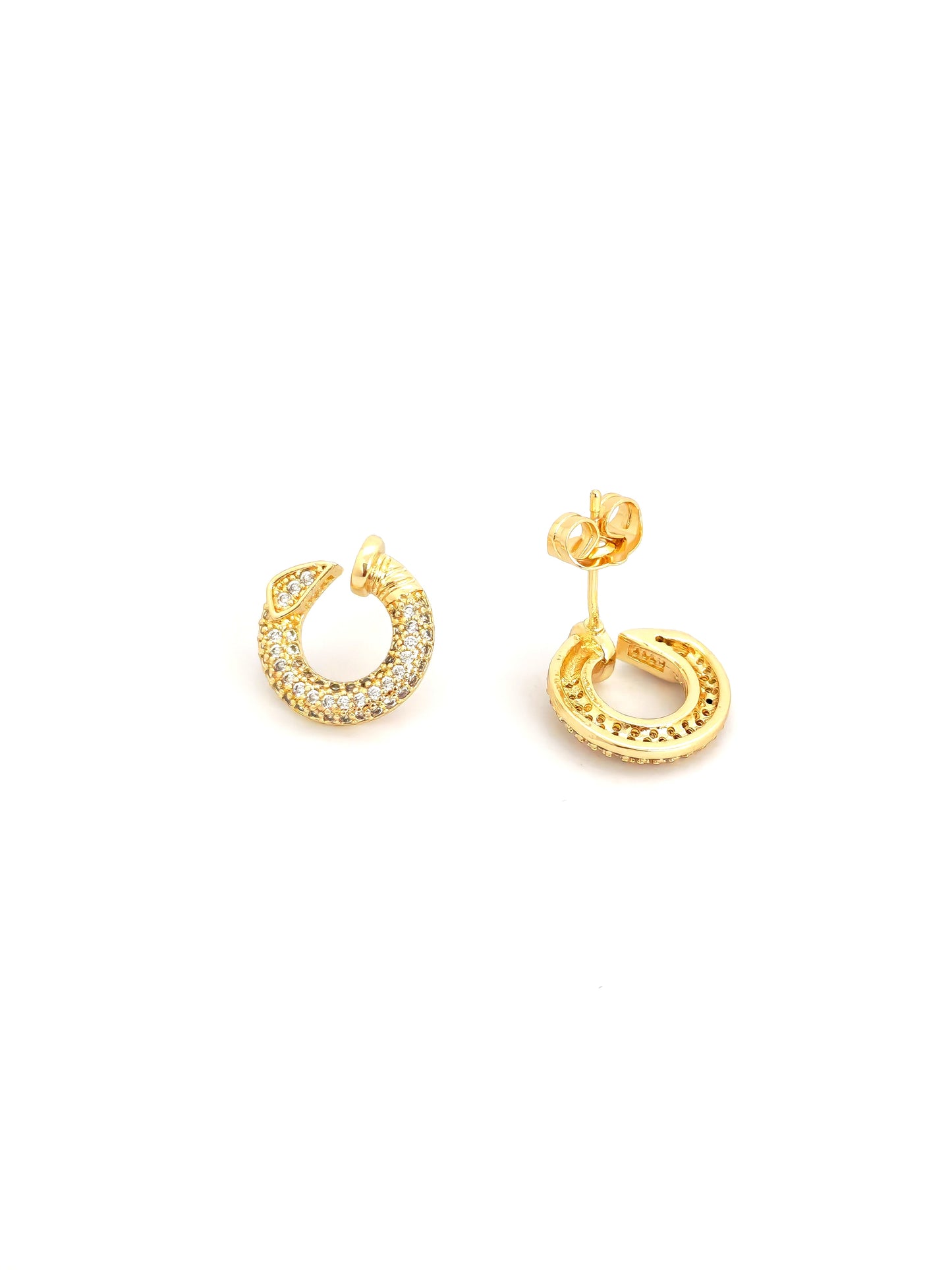 IRIX GOLD PLATED COPPER STUD EARRING