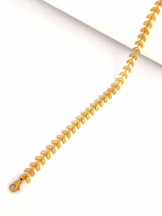 ARROW STAINLESS ANKLET