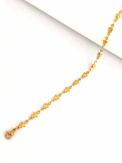 STARS STAINLESS ANKLET