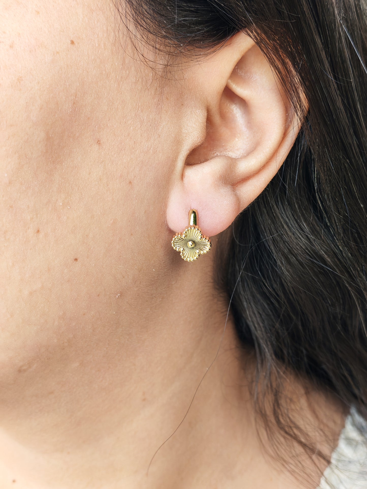 GOLDEN VANC HOOP EARRING