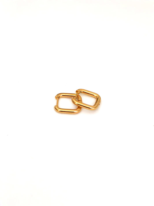 ZARO SQUARE STAINLESS EARRING