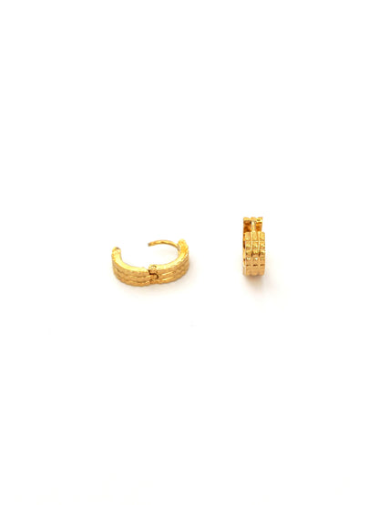 VENI STAINLESS HOOP EARRING