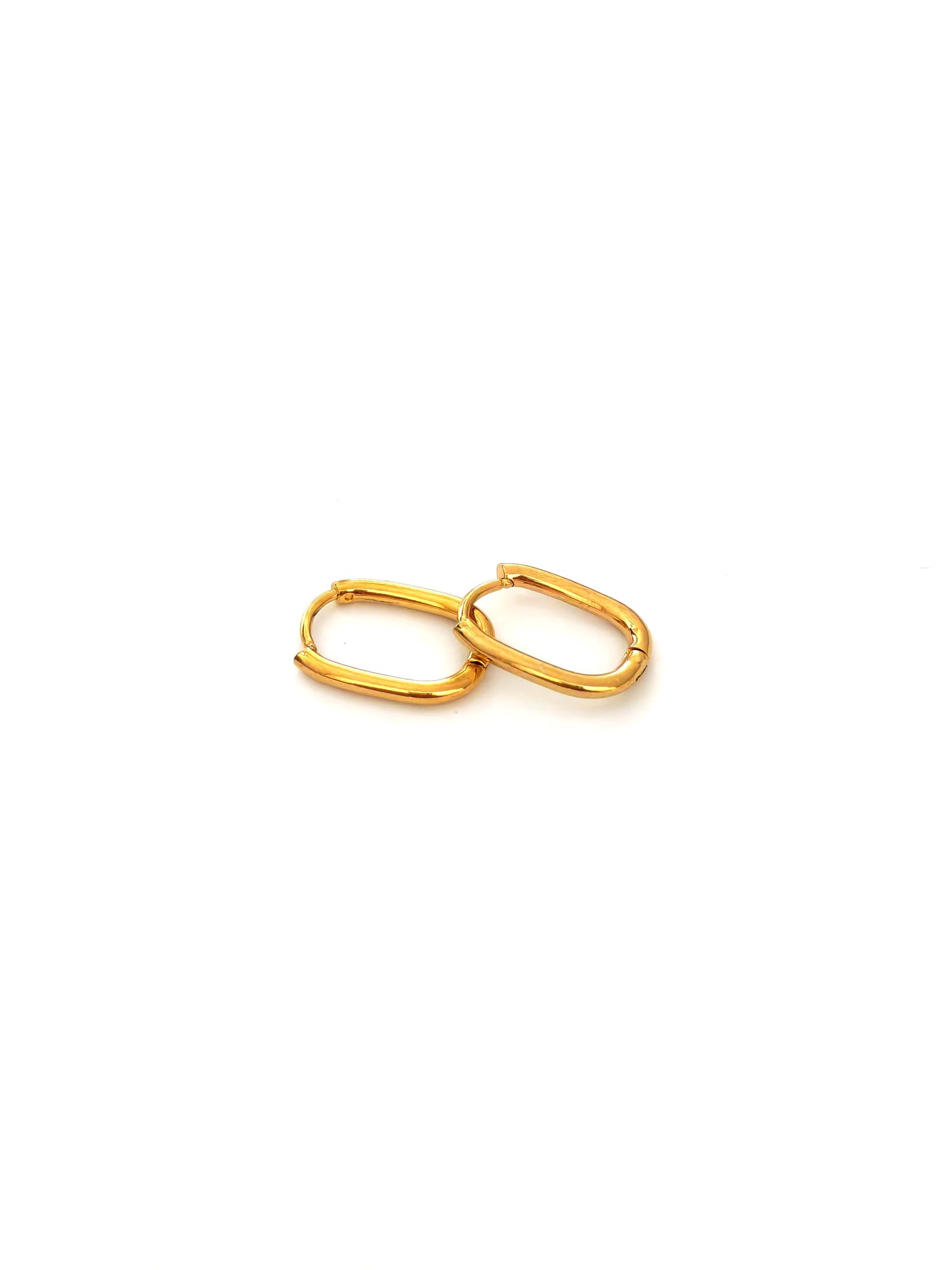GIMO RECTANGLE STAINLESS EARRING