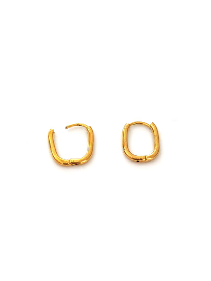 GIMO RECTANGLE STAINLESS EARRING