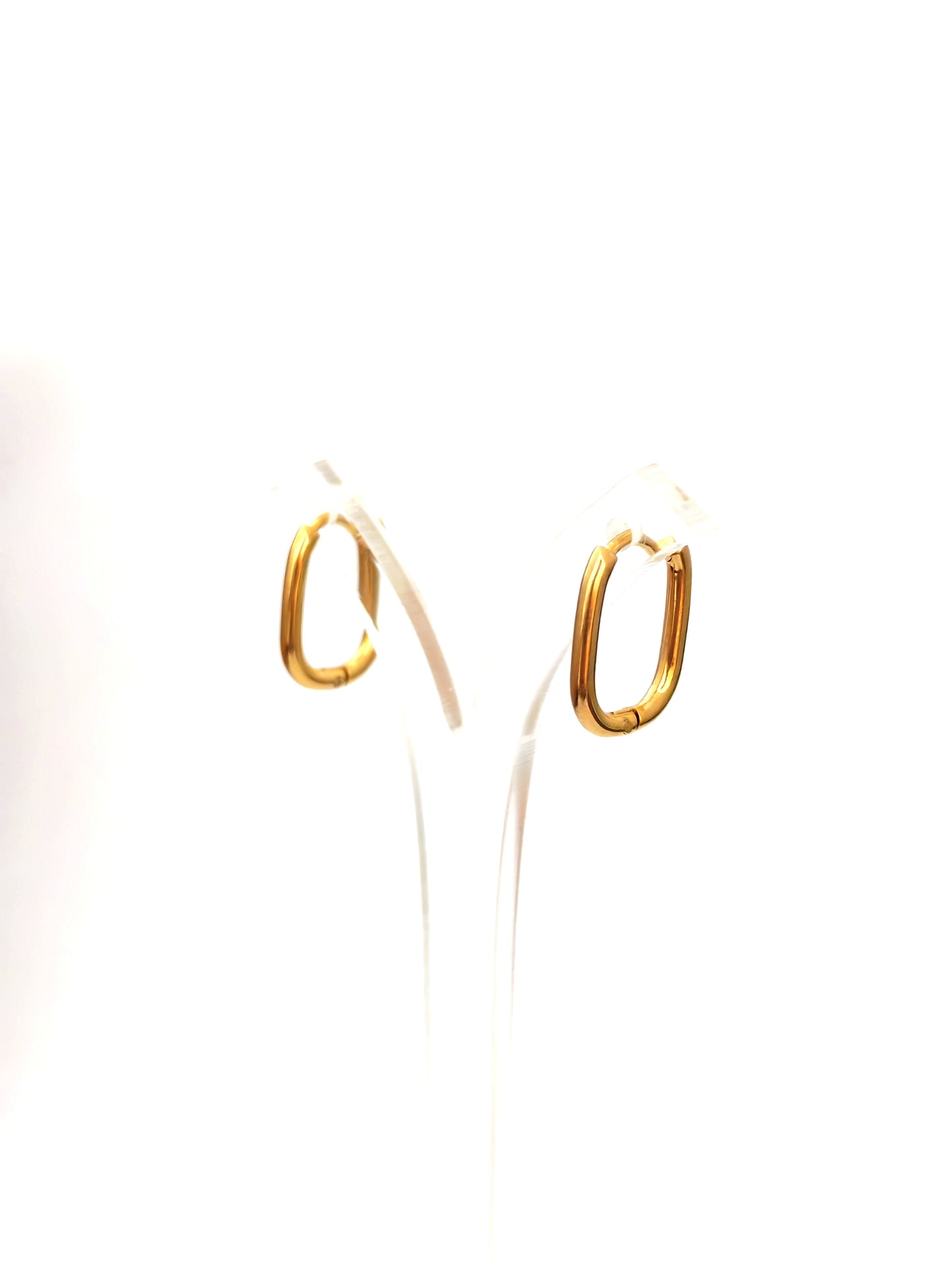 GIMO RECTANGLE STAINLESS EARRING