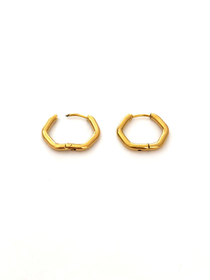 JIRO STAINLESS HOOP EARRING