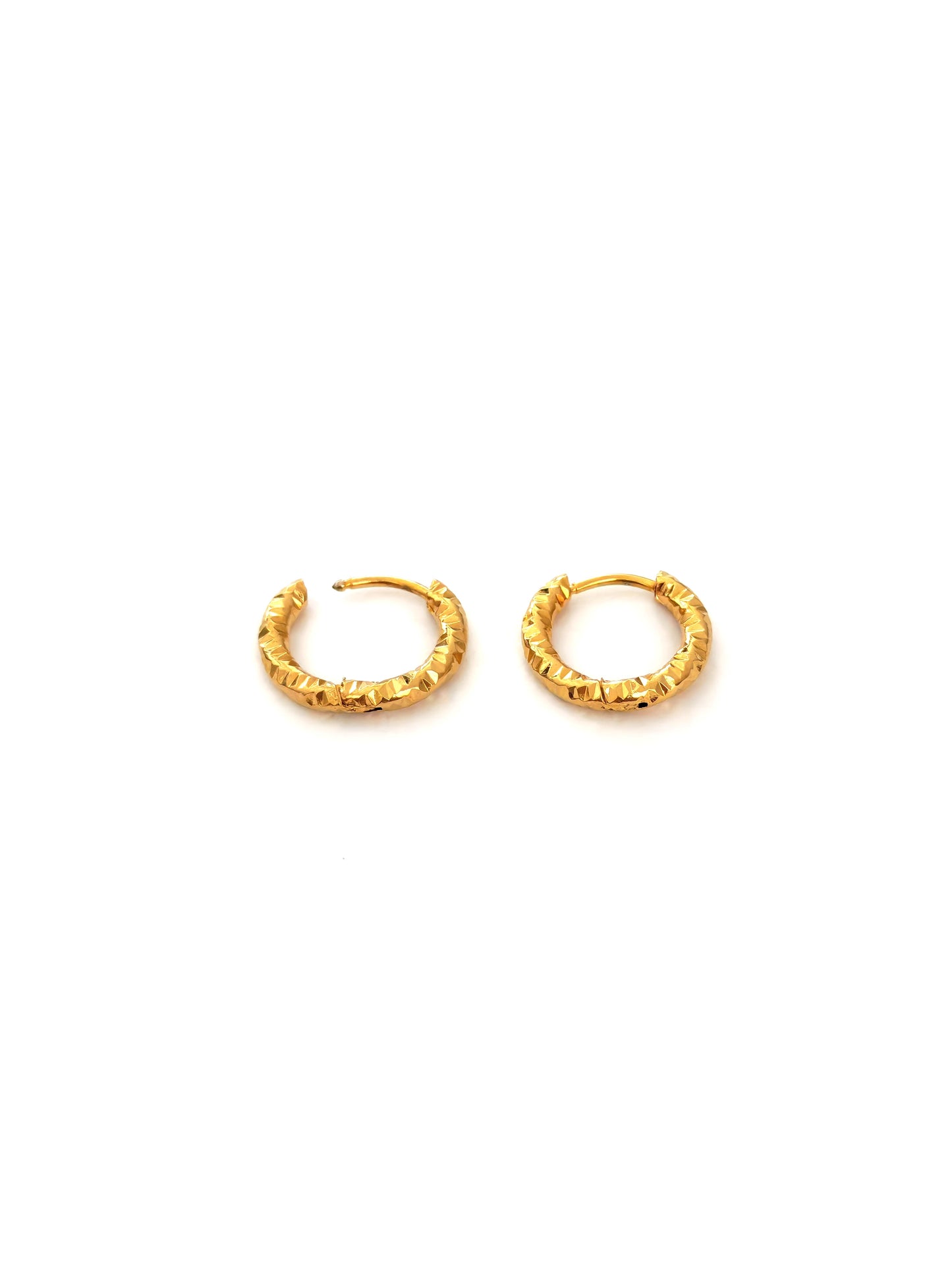 LIRA STAINLESS HOOP EARRING
