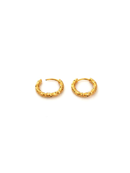LIRA STAINLESS HOOP EARRING