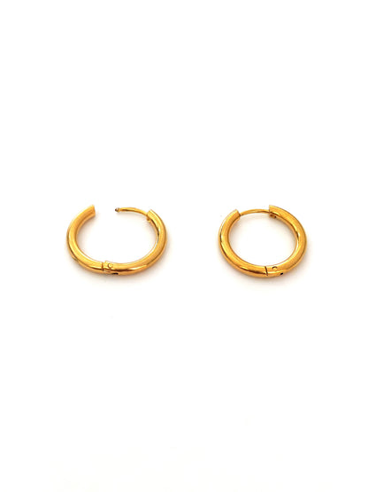 NARO STAINLESS HOOP EARRING