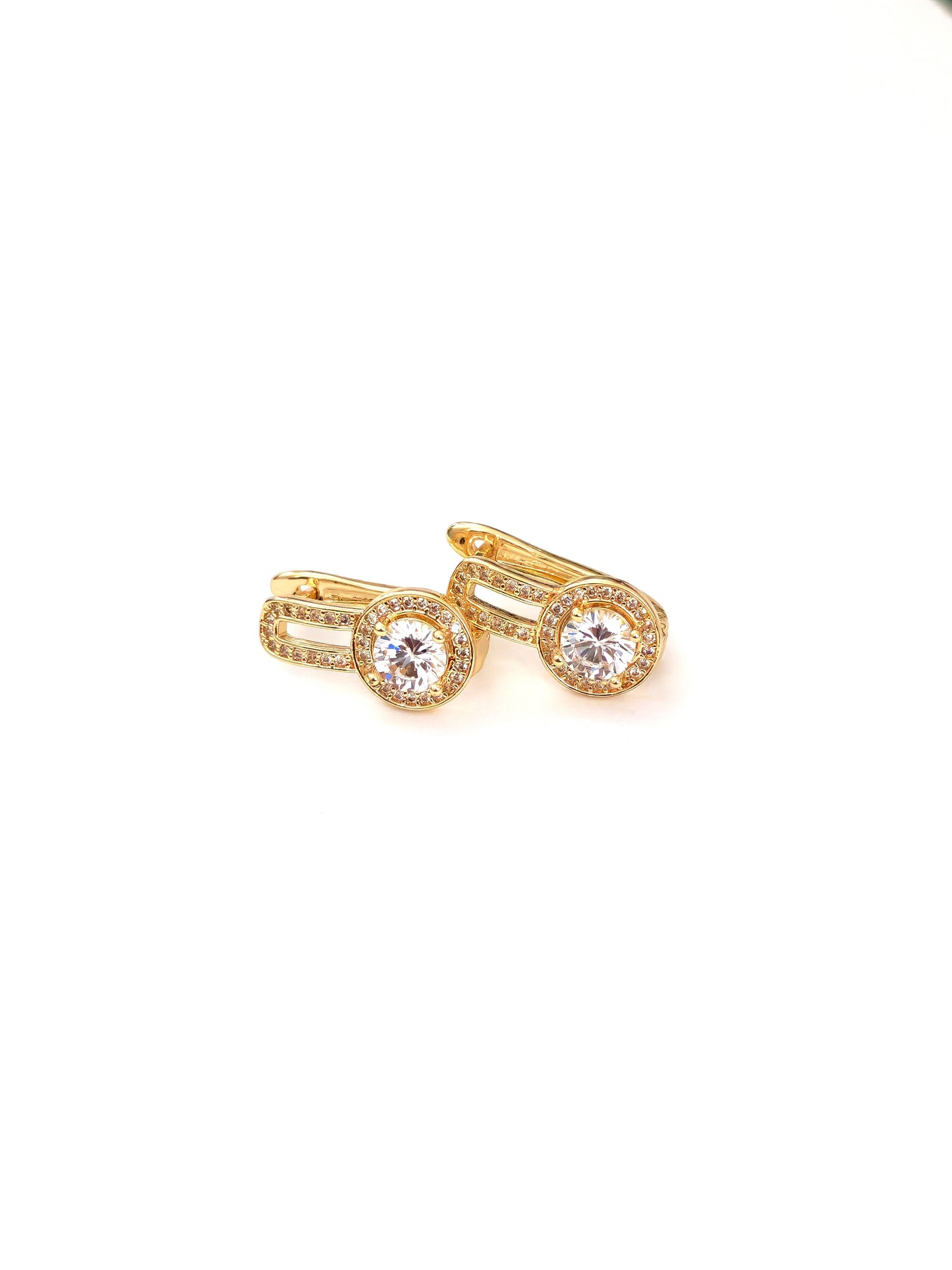 REKON GOLD PLATED COPPER EARRING