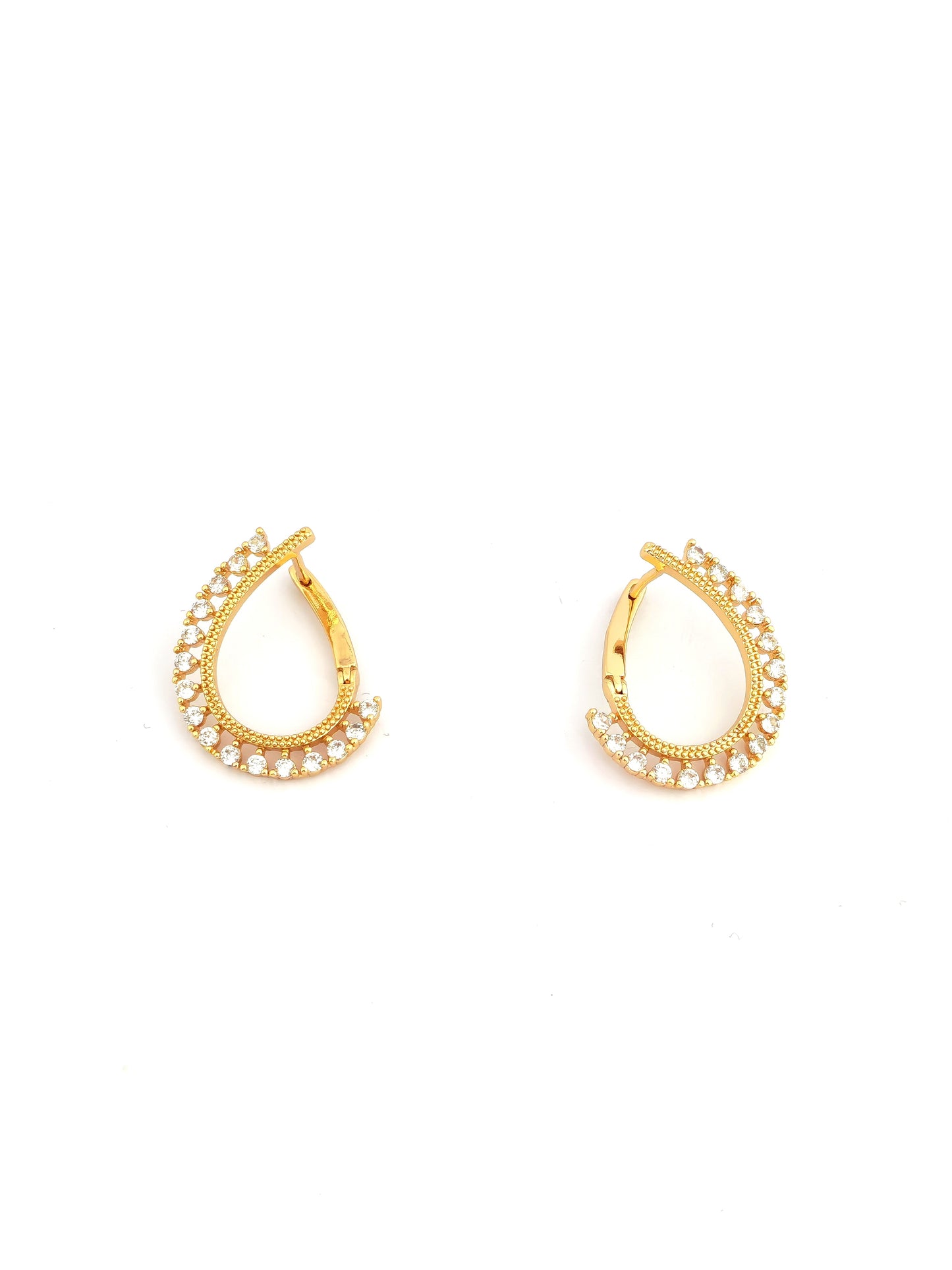 ZIVA GOLD-PLATED COPPER EARRING