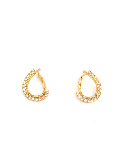 ZIVA GOLD-PLATED COPPER EARRING