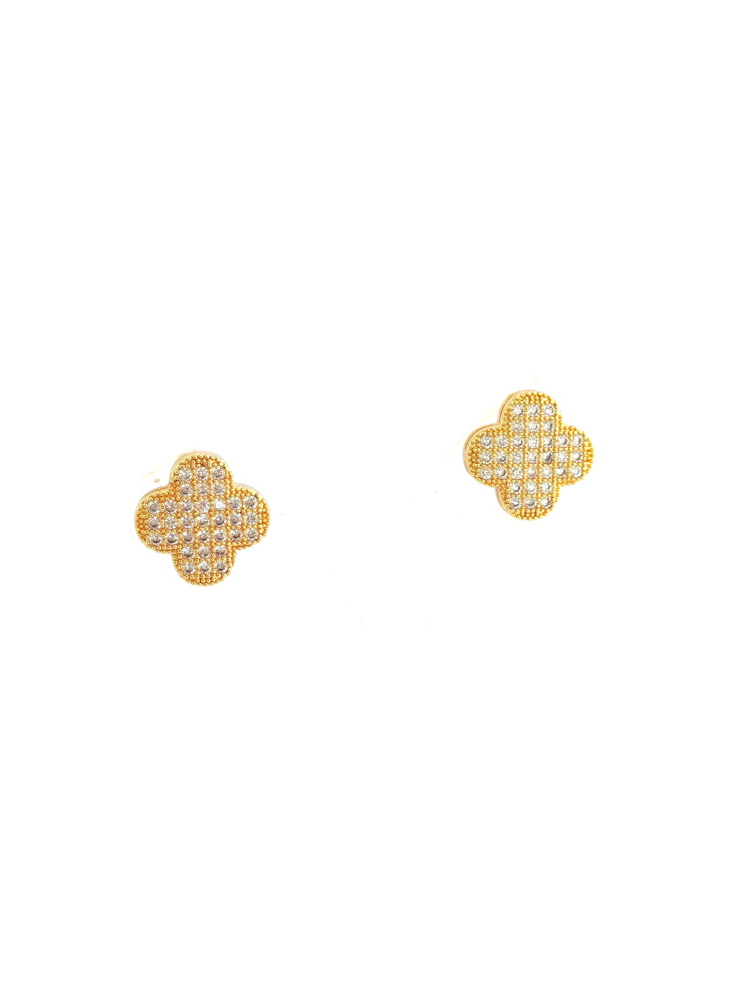 LUNO GOLD-PLATED COPPER STUD EARRING