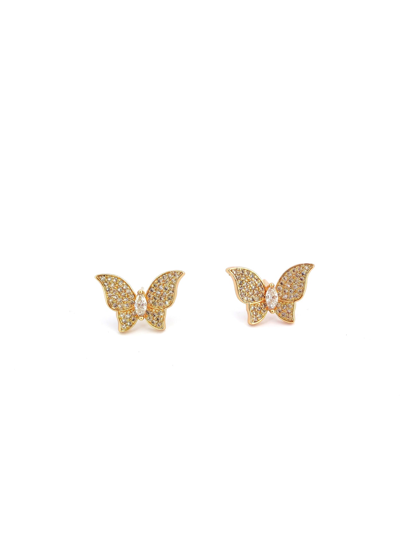 XINA GOLD-PLATED COPPER STUD EARRING