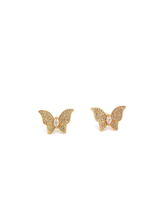 XINA GOLD-PLATED COPPER STUD EARRING