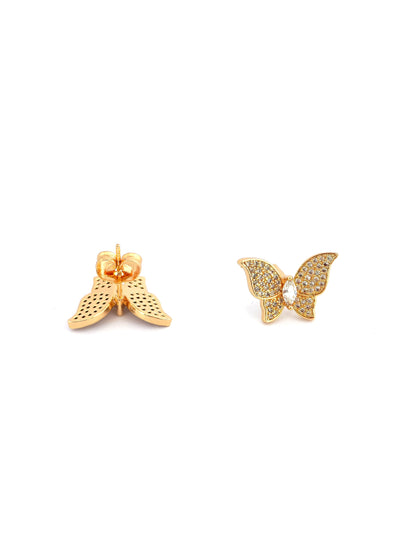 XINA GOLD-PLATED COPPER STUD EARRING