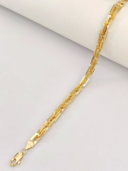 LURIC GOLD PLATED COPPER BRACELET