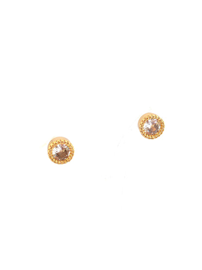 NORA GOLD-PLATED COPPER STUD EARRING