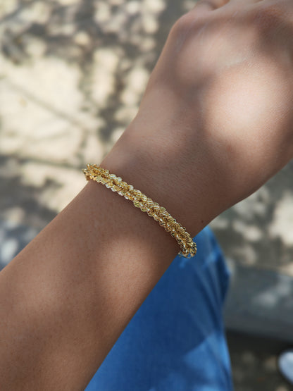 HAXEL GOLD PLATED COPPER BRACELET