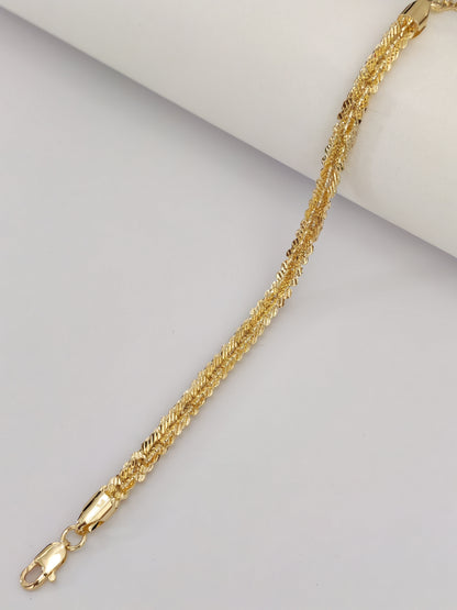 HAXEL GOLD PLATED COPPER BRACELET