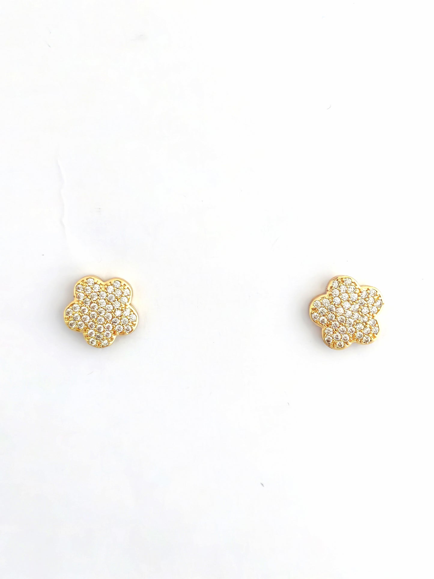 VIELA GOLD-PLATED STUD EARRING