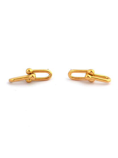TFNY STAINLESS DROP STUD EARRING