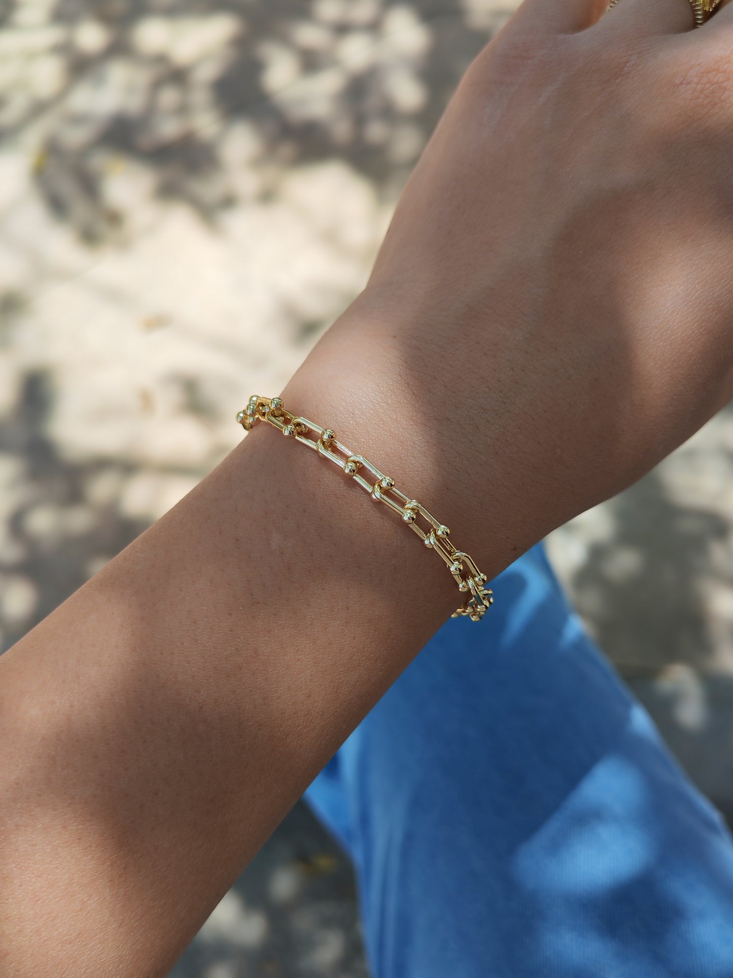 CLYRA GOLD PLATED COPPER BRACELET